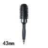 Professional 1/6PCS Black Boar Bristles Round Hair Comb Hairdressing Hair Brush Anti-Static Barber Salon Styling Tools