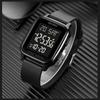 Menn 5Bar Vanntett Kalender Nedtelling Elektroniske Armbåndsur Klokke LED Lys Digital Klokke