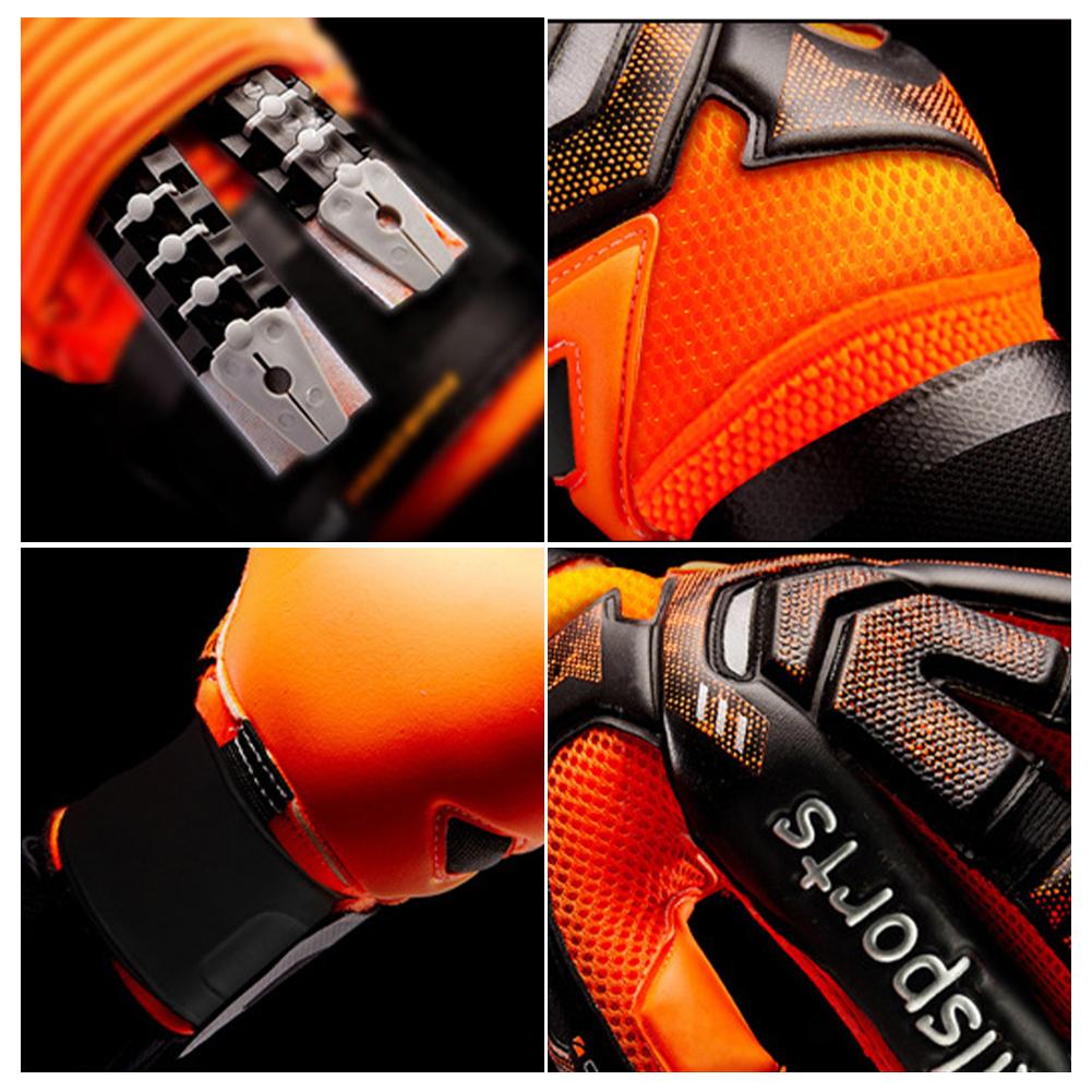 Professional Soccer Goalkeeper Gloves 4MM Thickened Anti-slip Latex Sports Gloves With Finger Protection for Children Adult