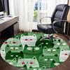 1pc Cat Pattern Office Round Area Rug, Under Office Chairs Bedroom Living Room Home Decor, Room Deco