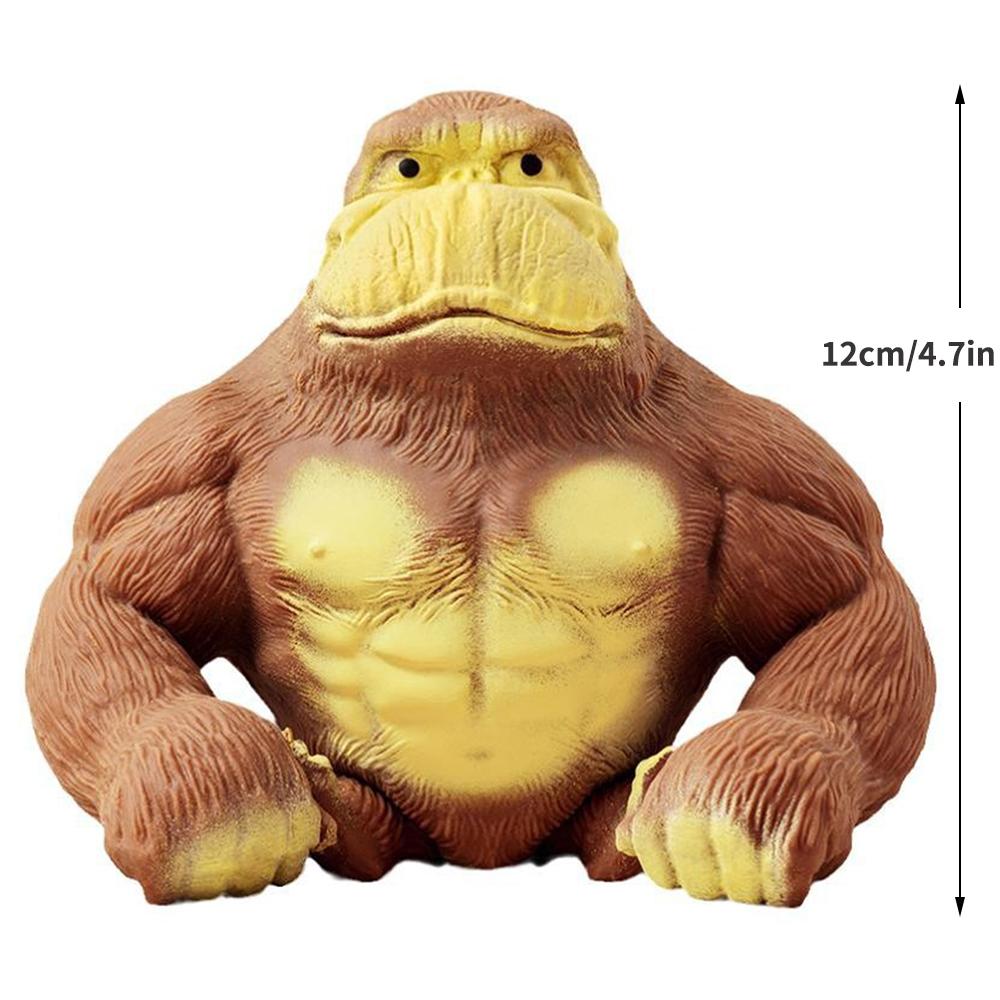 Decompression Gorilla Pinch Music Stress Relieving Toys Creative and Humorous Toys Decorative Ornaments