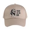 Yolo jk brb jesus Caps Summer Adult Baseball Cap Adjustable with Curved Brim Duckbill Hat Protection Sun Hats Casual