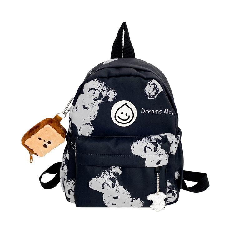 Korean Version of Soft Girl Style Cute Girl Backpack Small Lightweight Crossbody Bag for Going Out Shopping Versatile Casual Bag