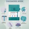 32K English Minimalist Password and Address Book with Cross-border Ribbon
