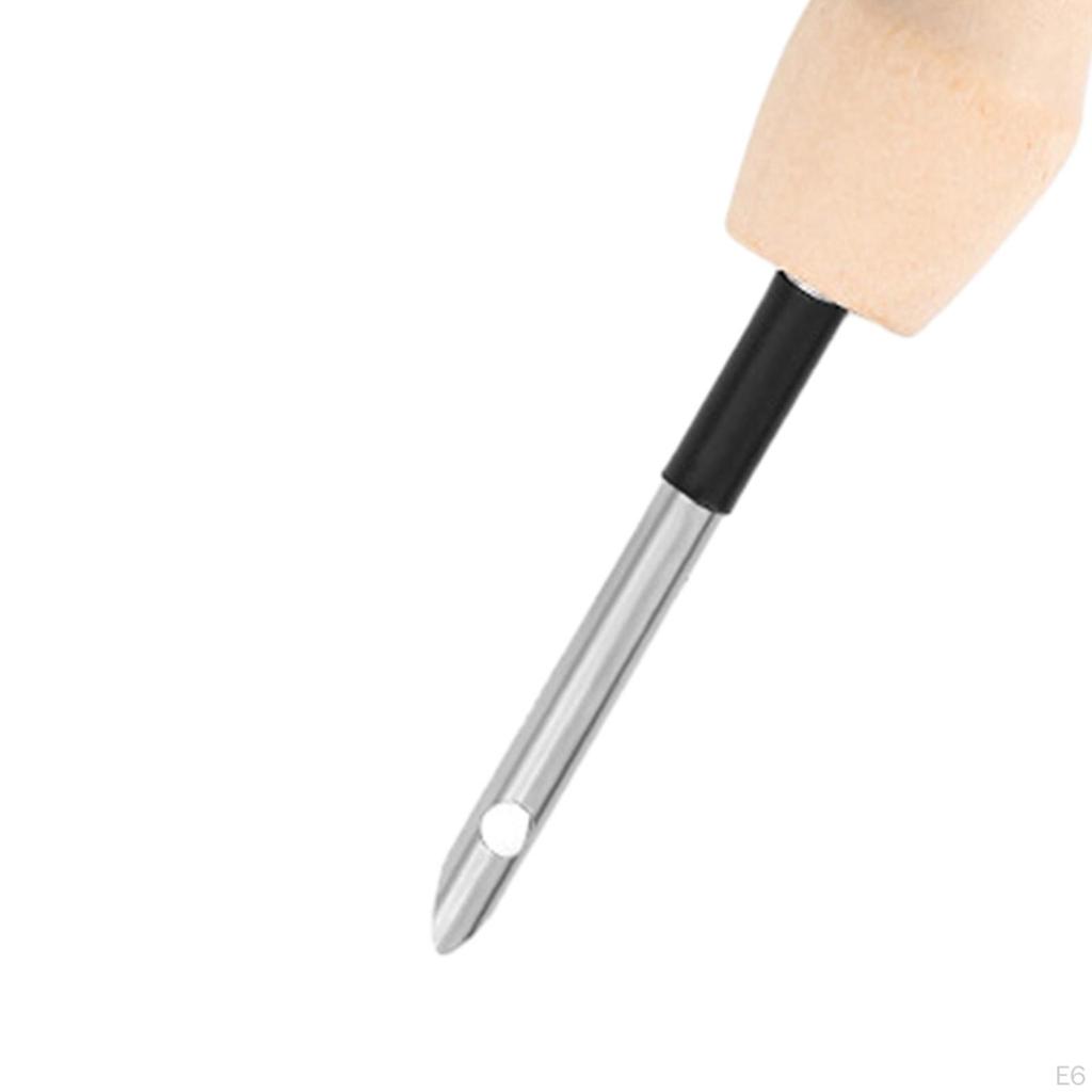 Stickgarnstanzer mit Holzgriff, Nadel zur Herstellung von Teppichen, Wandteppichen, Basteln, Nähen