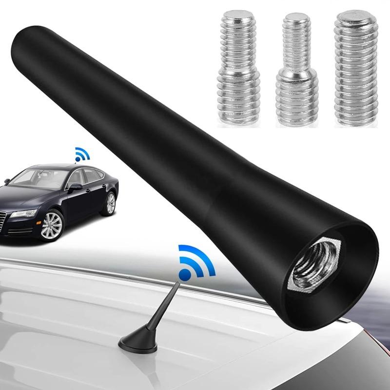 Strong Radio Roof Mount FM AM DAB Black 6.5cm Auto Universal With Screws Car Antenna Mini Short Uses For Vehicle Accessories