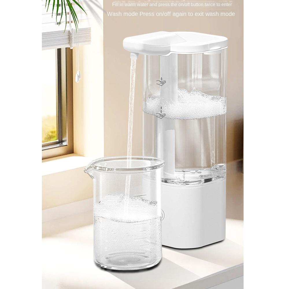 Touchless Automatic Liquid Soap Dispenser Infrared Induction Electric Gel Soap Jar Bathroom