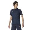 Training Polo Short Dress Size L Men's Quick-Dry Shirt, Sleeve, Moisture-Wicking, Quick-Drying, Navy, (32MAB081)