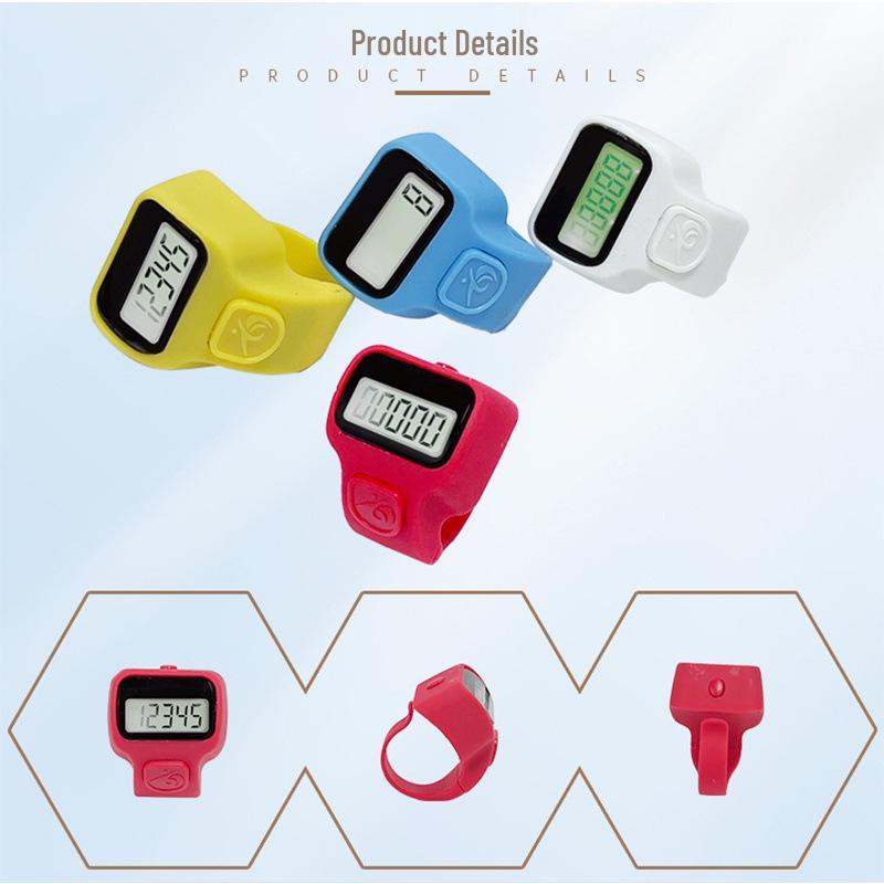 LED Stress Relief Electronic Prayer Beads Counter - Model 8016, Plastic Material.