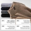 Hengyuanxiang Men's Pure Cashmere Pullover Sweater