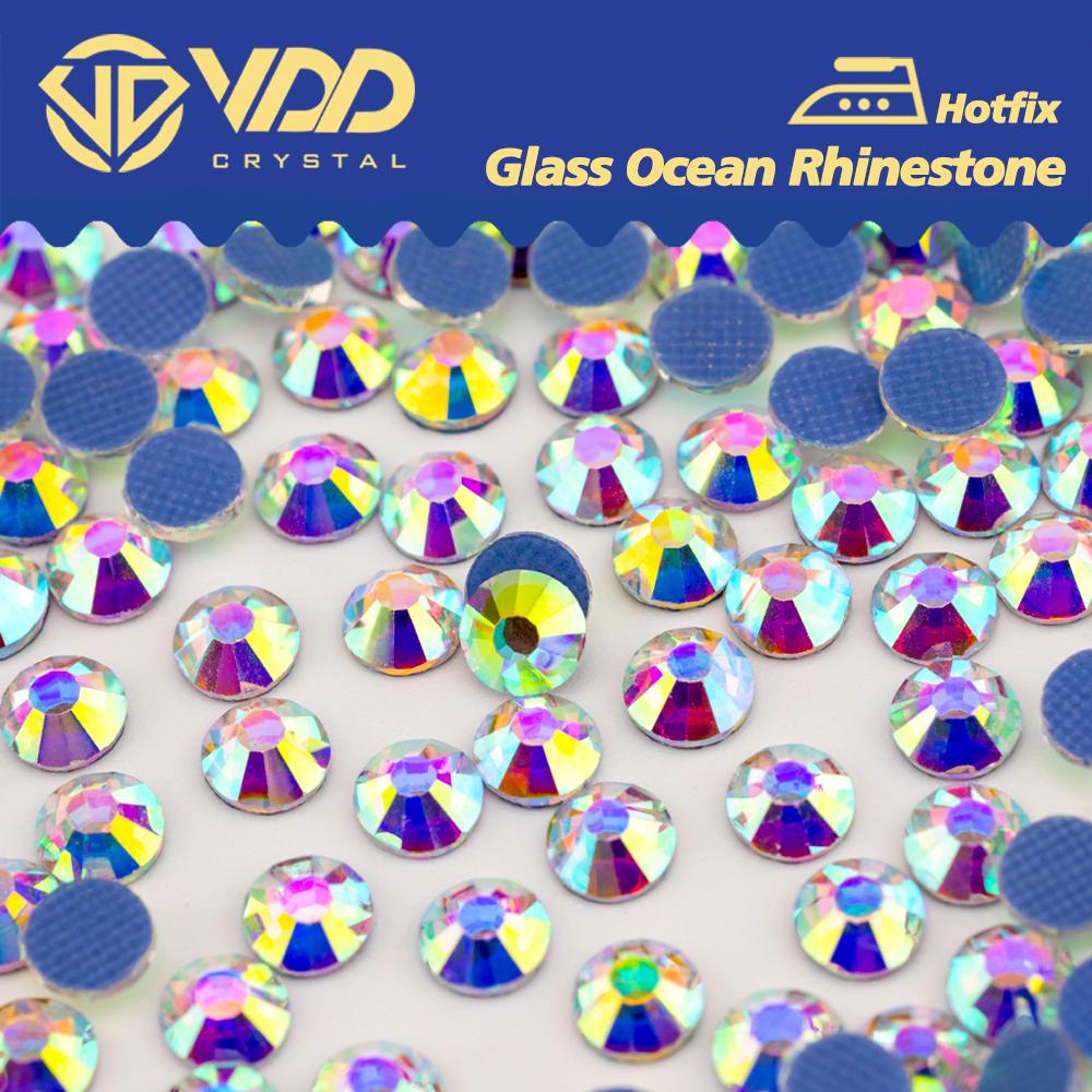 VDD Bulk SS3-SS50 Hot-Fix Glass Crystal Rhinestones Flatback DIY Flatback Strass Stones for Clothes