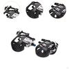 2 Pieces Exercise Bike Pedals with Toe Clip and Straps, Sturdy Non Slip 9/16 Inch Spindle Bicycle