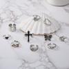 10 Pcs Explosive Accessories Simple Beautiful Geometric Rings Net Red Temperament Wild Joint Ring Set Fashion Jewelry