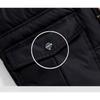 Herren Fleecegefütterte Verdickte Thermoweste für Herbst/Winter Übergroße Stehkragen Ärmellose Jacke für Männer mittleren und höheren Alters