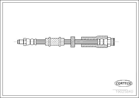 Corteco Brake Hose 19025840