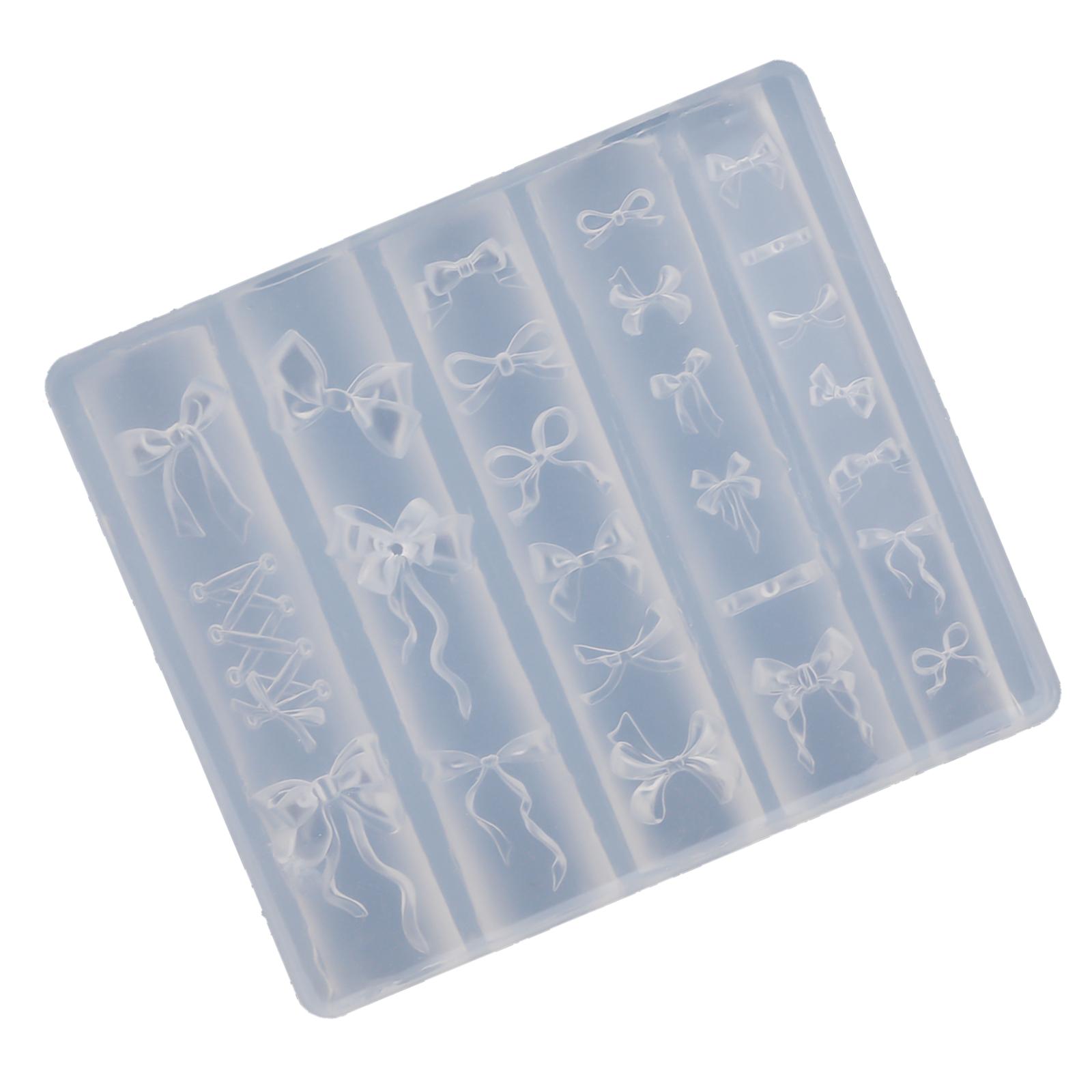 

3D Формы для бантиков Формы для силикона для нейл-арта Бантики Формы для ногтей Трафареты Формы для маникюра Украшения для нейл-арта