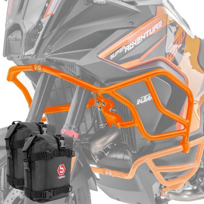 Upper Engine Guard + X21 Panniers for KTM 1290 Super Adventure R / S 21-24 Black