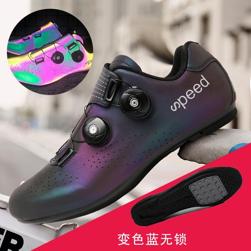 Unisex Cycling Shoes Road Bike Mountain Stiff Sole Breathable Lightweight Clipless Compatible