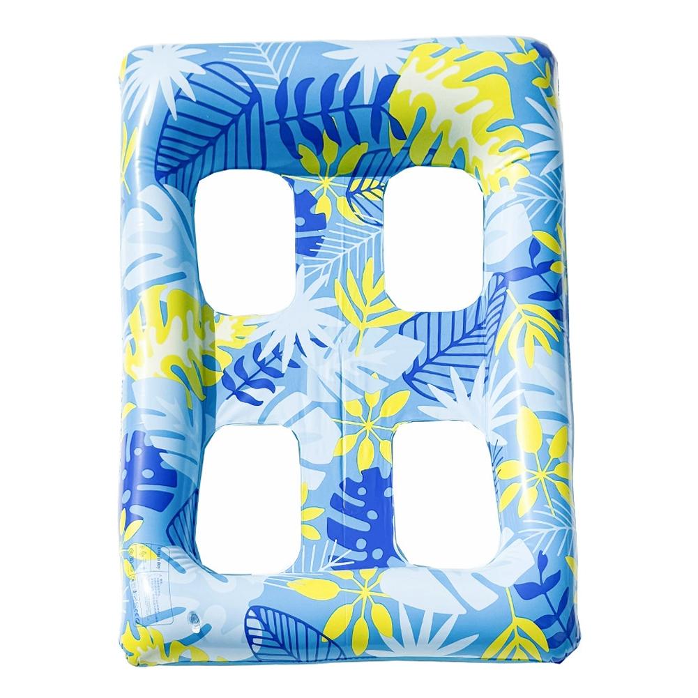 Inflatable Pool Floats Pool Floating Bed Ergonomic Pool Float Lounger Multi-Function Water Floating Recliner for Swimming Pool