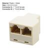 Connettore 1 a 2 vie cablaggio parallelo piccolo adattatore di rete Ethernet