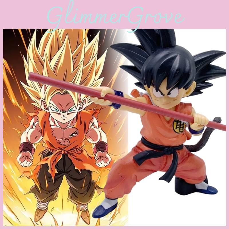 Ball Saiyan Dragon A Child Goku Figurine Stick Anime Model Statuary Xmas Gift