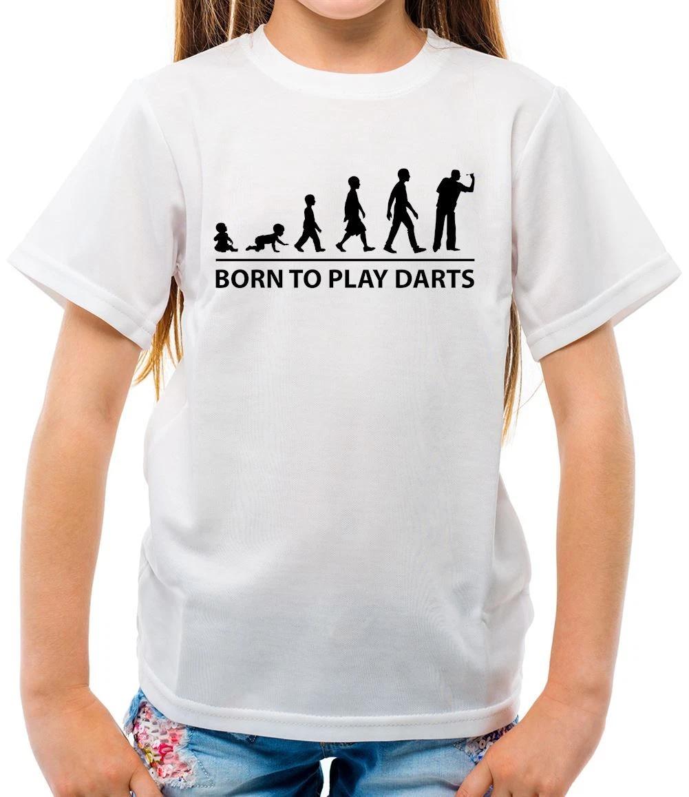

Born To Play Darts - Kids T-Shirt - Player Board Dart Pub Van Gerwen 130
