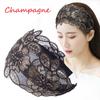 Adjustable Toothed Broadside Floral Printed Non-slip Head Hoop Hair Bands Headband Hair Accessories