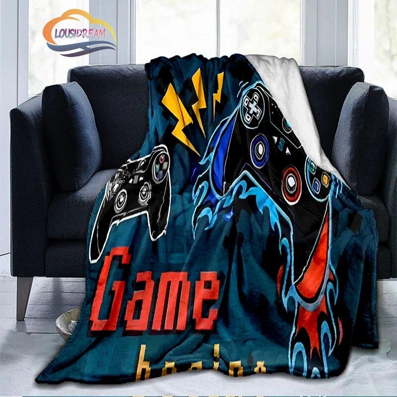 

Game blanket game handle video controller over and begin Four seasons universal 75x90cm