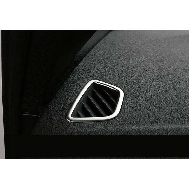 For BMW 5 Series G30 2018- Silver Titanium Dashboard Side Vent Overlay Cover