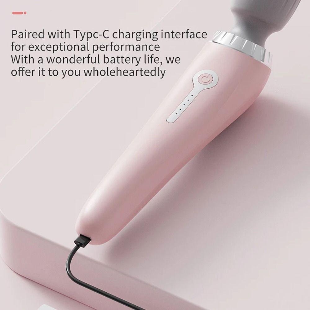 Portable Handheld Massage Device USB Rechargeable Deep Tissue Massager  Muscle Relaxation