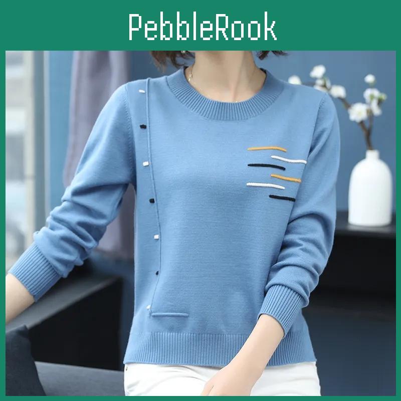 Oneck Sweater Basic Women Jumper Warm Clothes Female Pull Femme Knitted Pullover Sweater And Pullovers Autumn