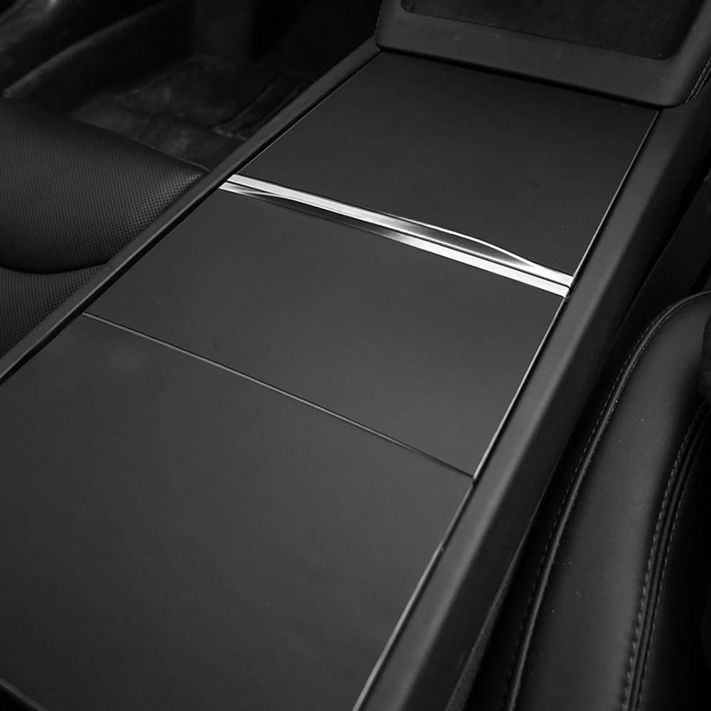 For Tesla Model Y Juniper Central Control Panel Electrostatic Adsorption Sticker Model 3 Highland Console Protect Silicone Cover
