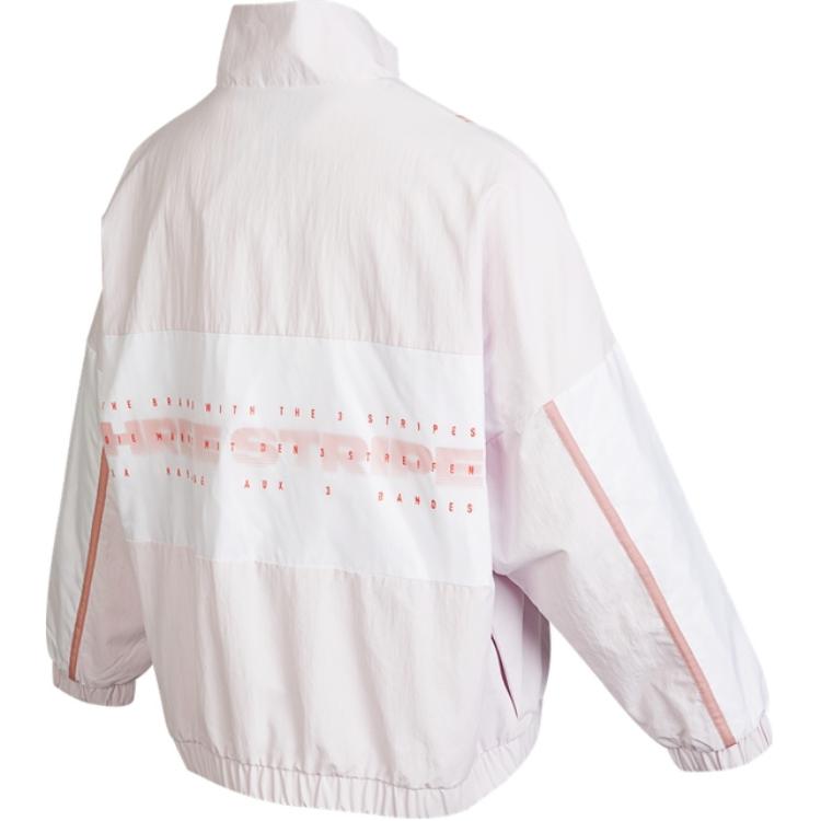 adidas Jackets Women's Pink Stand Collar Moderate Other HM7445
