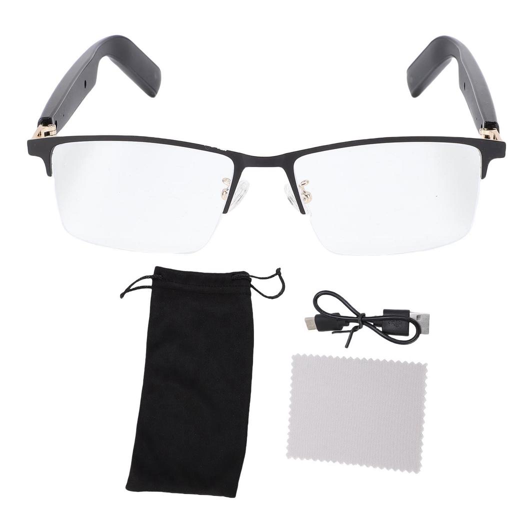 Smarte Brille Bluetooth 5.4 Eingebautes Mikrofon und Lautsprecher IP54-geschützt Blaulichtfilterung Sprachsteuerung Smart Glasses