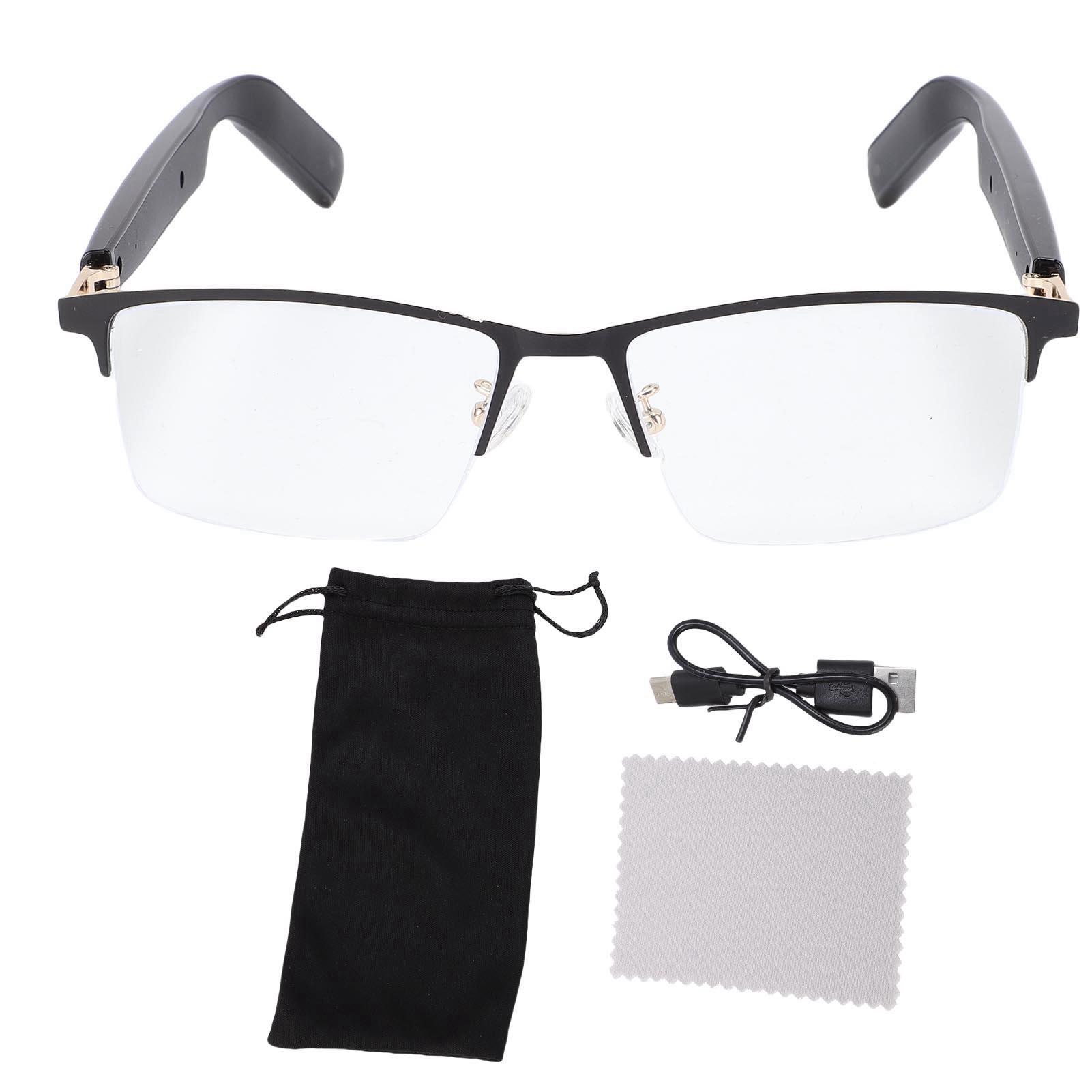 

Розумні окуляри Bluetooth 5.4 Вбудований мікрофон і динамік IP54 Захист Фільтрація синього світла Голосове керування S