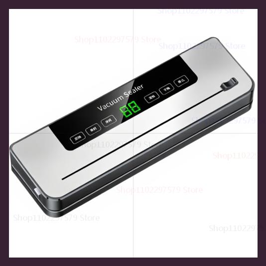 

Вакуумный герметик для кухни, для сушки продуктов и влажных продуктов, компактная вакуумная упаковочная машина со встроенным резаком для сохранения свежести продуктов US Plug серый