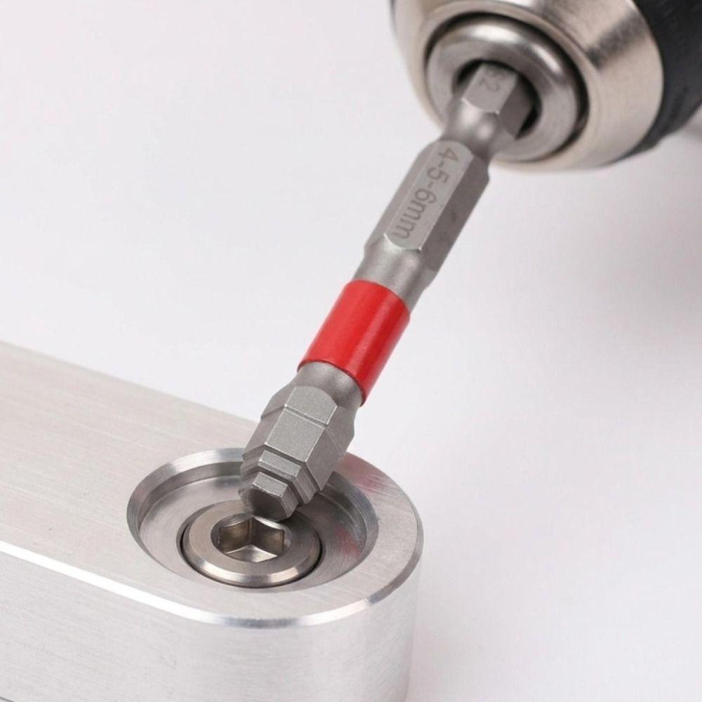 Alloy Steel Electric Screwdriver Bit 6.35mm Hex Shank Hex Bit Set Automotive Maintenance