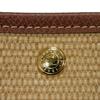 Used 12768 Le Pannier Pliage S 10144HZB035 7922 Canvas Basket Bag 2-Way Shoulder Bag with Hose, Brown, Women's from