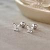 Neue Mode Herz Ohrstecker für Damen Hypoallergen Schraubverschluss Knorpel Helix Ohrring Mädchen Piercing Zubehör Schmuck Geschenke