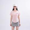 Sporty Short-sleeved Women's Thin Quick-drying Round-neck T-shirt, Slimming and Trendy Yoga Wear for Summer