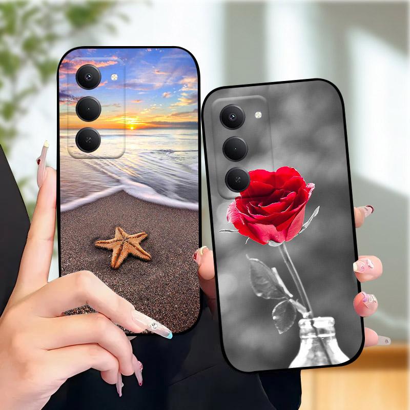 For Redmi 15 4G 5G Phone Case Fashion Silicone Soft TPU Back Cover For Xiaomi Redmi15 Phone Case Shockproof Bumper Fundas Coque