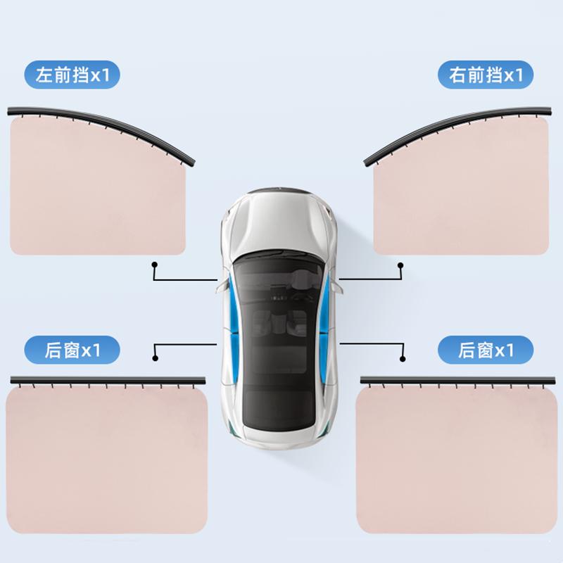 Summer Car Sunshade Curtains Blocks UV Rays Cover For Honda Civic xrv hrv crv brv City Accord Fit Jazz Insight
