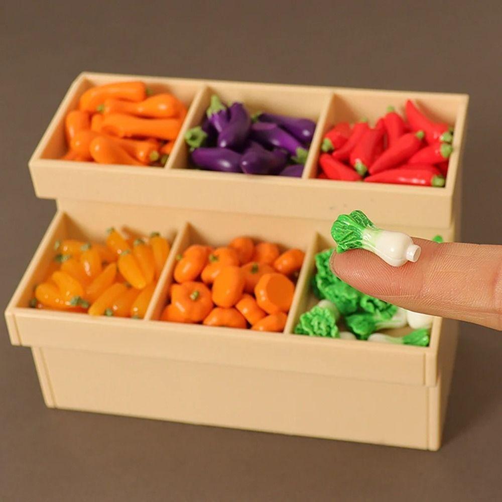 Pepper Artificial Fruits and Vegetables Model Eggplant Simulation Kitchen Toy  Doll House