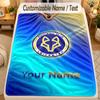 Flannel BlanketLeicester City Custom Name Text Personalized Soft Warm Throw Blanket Home Decor Gift