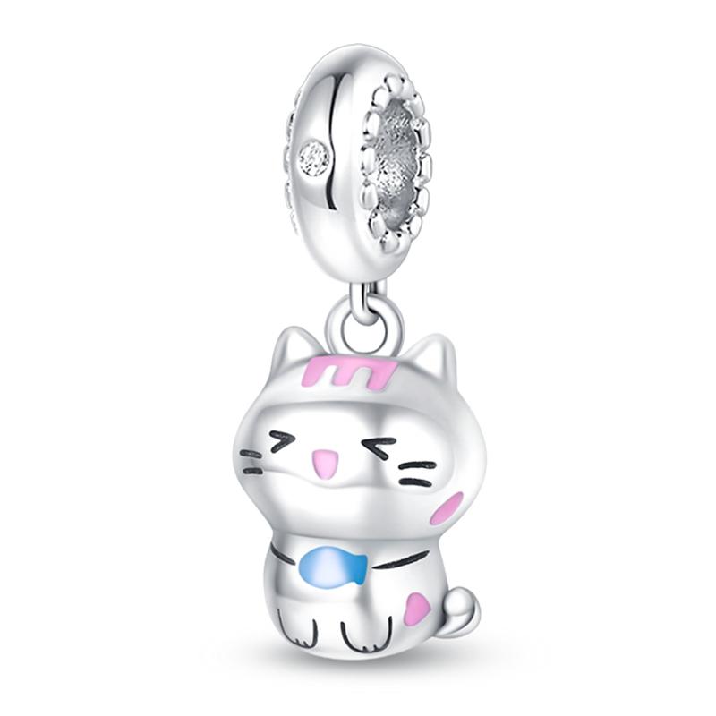 Jungfräuliches Kupfermetall Koala Elefant Kaninchen Haustier 3mm Charm Perlenkomponenten Perlenkomponenten Anhängerperlenkomponenten Ideal Entworfen für Geburtstage Hoch