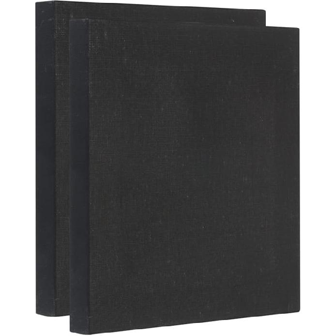 

Холст на подрамнике PATIKIL для рисования, 2 штуки, 12x12 дюймов, квадратный, деревянный подрамник, натянутый, чистый, художественный холст, панели для акриловой, масляной, темперной живописи, 6x6 Inch чёрный