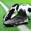 Men Football Shoes Society Cleats Resistant TF/FG Field Soccer Shoes Top Quality Sneaker Sport Wear Kids Studded Football Boots