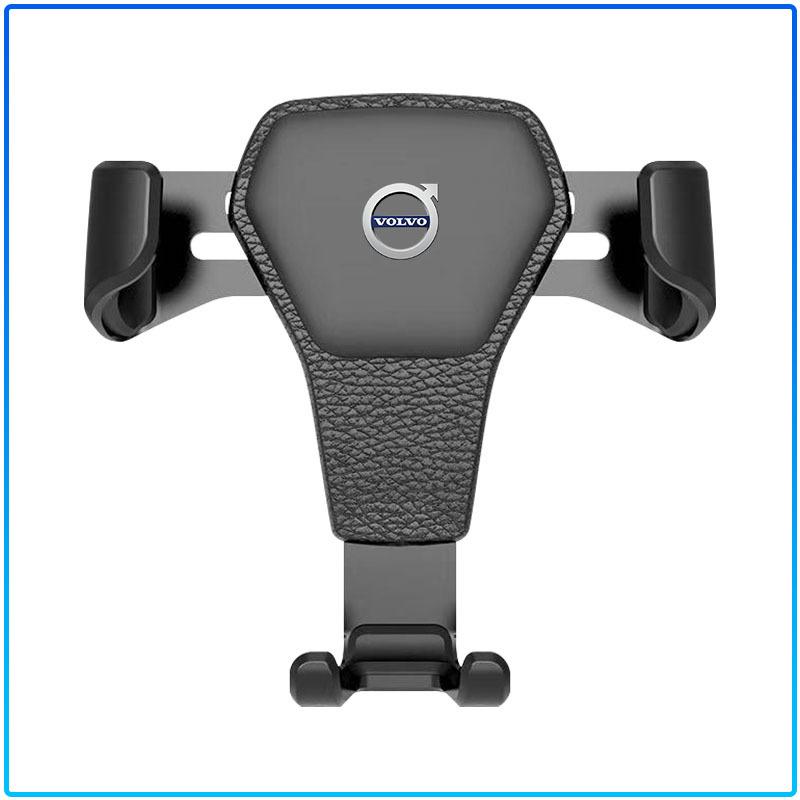 Car Badge Emblem Phone Holder Bracket Air Clip Mount Stand Accessories For Volvo 240 C70 S40 S50 S60 S70 S80 S90 V40 V50 V60 V90 XC40 XC60 XC90 Truck
