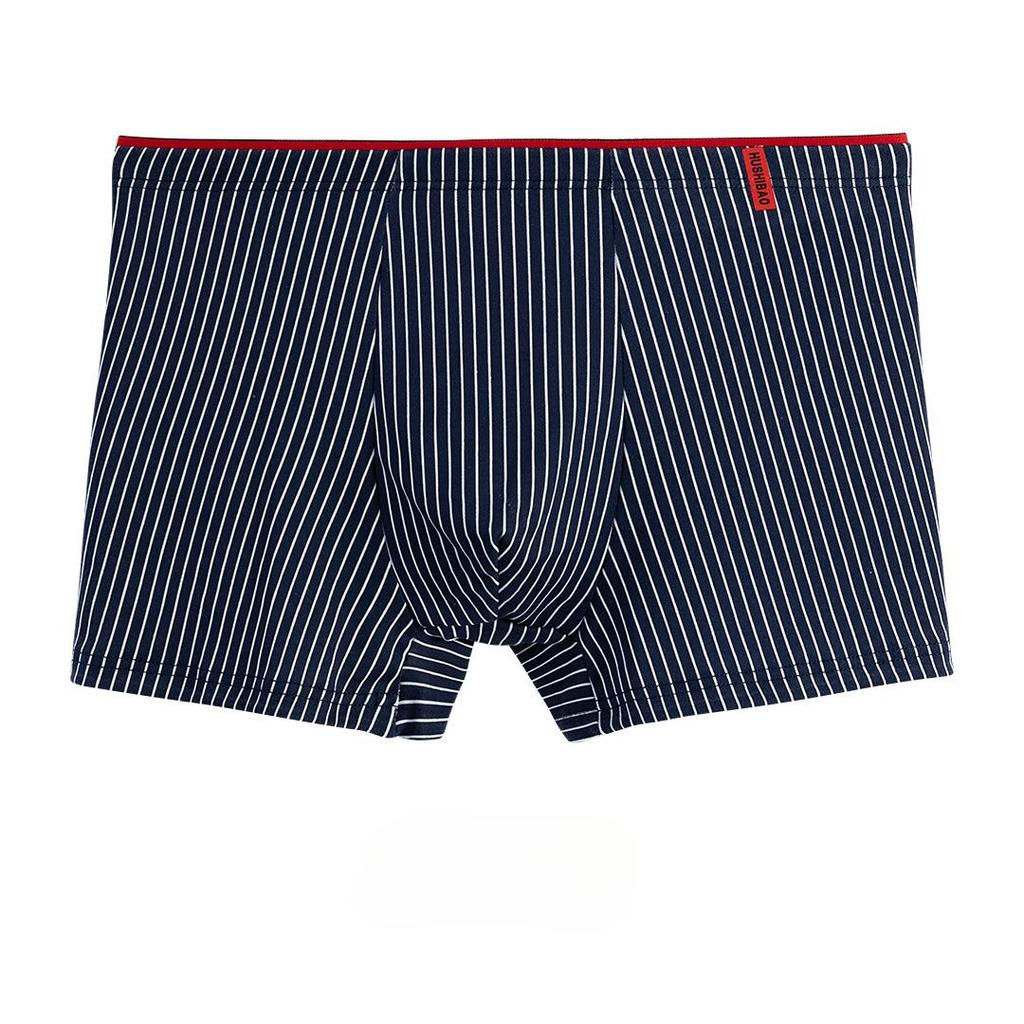 Men's Large Cotton Mid-Waist Breathable Boxer Briefs