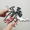 3D Metal Car Sticker Spider Bat Logo Chrome Badge Auto Emblem Decal Car Styling Decoration Auto Exterior Universal Accessories